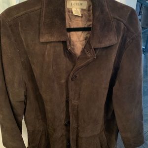 Mens J Crew suede jacket size M